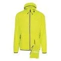 Women's Rain Jacket Shelter fluorescent lemon