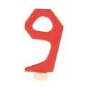 Number pin Anthroposophical 9