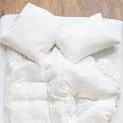 Linus uni, blanc Taie d'oreiller 40x60 cm