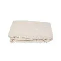 Linus uni, natural fitted sheet 140x200+35 cm