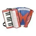 Bontempi accordion with 17 keys(C-E) and semitones