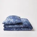 BERTA smoke blue, indigo, Pillow case 50x70 cm