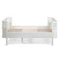 Bed, Junior & Grow, white