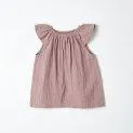 Blouse with Frills Muslin Dusty Rose