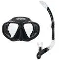 Premium Snorkeling Set black/clear/black