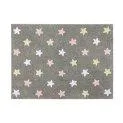 Teppich Stars Pink-Grey / Tricolor