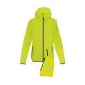 Shelter kids rain jacket fluorescent lemon