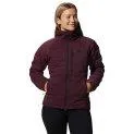 W Stretchdown Hoody rouge cacao 604