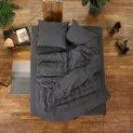 Louise comforter cover 200x210 cm anthracite