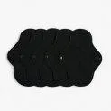 ImseVimse Workout Panty Liners 5 Pack Small Black