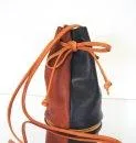 Mini sac à dos Color Block Brown Black Beige