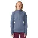 Zip-Pullover Glacial Trail blue slate 417