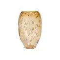 Vase Jali large, amber / white
