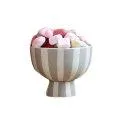 Decorative bowl Toppu Clay Mini, Grey/White