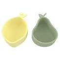 Kinderschüssel Zitrone & Birne, 2 Stück, Gelb/Grün