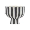 Decorative bowl Toppu, Black / White
