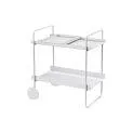 A-Collection bar trolley, light gray