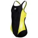 Badeanzug Thrice Swim Pro Back R black/soft green/white