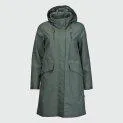 Ladies raincoat Isla darkest spruce