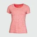 Frauen Funktions T-Shirt Loria cayenne red