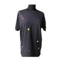 Adult T-Shirt Triangles Navy - Can be used as a basic or eye-catcher - great shirts and tops | Stadtlandkind