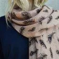 Linen Scarf Peacock Eye Nude - Scarves and neckerchiefs for the colder days | Stadtlandkind