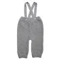 Suspender pants merino wool grey-mélange - The all-rounder dungarees and overalls | Stadtlandkind