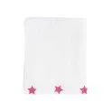 Serviette de bain étoiles rose - Serviettes douces et serviettes de douche | Stadtlandkind