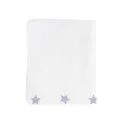 Bath Towel Stars Purple