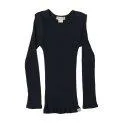 T-shirt à manches longues Soie Bergen Dark Blue - Des chemises à manches longues aux couleurs vives, mais aussi des chemises simples aux motifs scand | Stadtlandkind