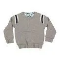 Jacket reversable SEOUL grey melange-crystal print