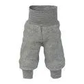 Baby pants Merino, light grey melange
