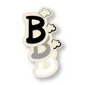 Large letters B - Poster + wall decoration for your children's room | Stadtlandkind