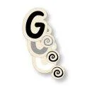 Large letters G - Poster + wall decoration for your children's room | Stadtlandkind