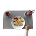 Eat & Play Pad anthracite incl. cotton bag - Painting and drawing with different colored pencils or wax crayons | Stadtlandkind