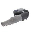 Bed snake Sleepy Croc, storm grey - A soft pillow for the children's room | Stadtlandkind