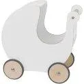 Doll-pram made of wood, white - Everything your doll needs to feel comfortable | Stadtlandkind