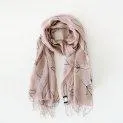 Linen scarf freedom cream