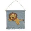OyOy tapestry 55 x 52 cm lion - Poster + wall decoration for your children's room | Stadtlandkind