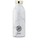 24 Bottles Bouteille thermos Clima 0.5l Carrara - Des gourdes réutilisables | Stadtlandkind