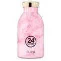 24 Bottles Thermos bottle Clima 0.33 l Pink Marble - Reusable drinking bottles | Stadtlandkind
