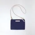 Clutch Charlie Navy, leather natural - Comfortable, stylish and can be taken everywhere - handbags and weekenders | Stadtlandkind