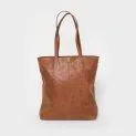 Tote Bag ZIP Plus Brown - Shopper avec beaucoup d'espace de rangement et toujours très élégant | Stadtlandkind