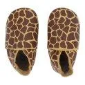 Bobux Giraffe Print Fall Leaf - Colorful but also simple slippers for your baby and you | Stadtlandkind
