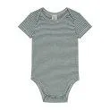 Baby romper blue grey/cream - Bodies for the layered look or alone as a summer outfit | Stadtlandkind