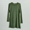 Cashmere Knit Dress olive green