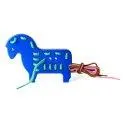 Schnurpfel-Pony blau - Spielsachen zum Basteln und Werken für kreative Köpfe | Stadtlandkind