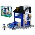 Police station with emergency vehicle - Parking garages and roads for your cars and vehicles | Stadtlandkind