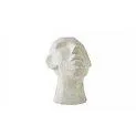 Skulptur Kopf, Höhe: 23 cm, Weiss