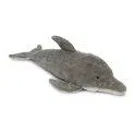 Kuschel- und Wärmetier Delfin Dinkel gross grau 
